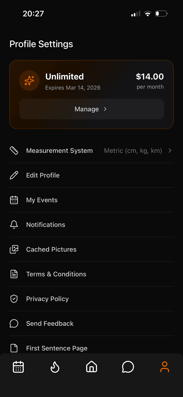 OOmphh app - Profiles & filters
